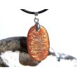 Sonnenstein Schmuckstein Cabochon Anhänger Öse - AA-Sonderqualität - Rarität - ca. 3,6 cm x 1,7 cm x 0,6 cm