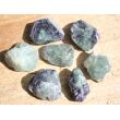 Fluorit bunt gemischt Wassersteine-Sonderqualität / Rohsteine extra angetrommelt - ca. 100 g (GKS) - Restbetand -