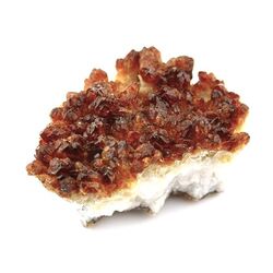 Citrin (gebr.) Kristallstufe - ca. 9,4 cm x 7 cm x 4,5 cm