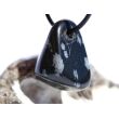 Schneeflockenobsidian Schmuckstein / Trommelstein gebohrt - Sonderqualität - ca. 2,9 cm x 2,3 cm x 1,7 cm - Sonderpreis wg. Makel -