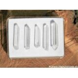 Bergkristall-Nadel-Set: 5 Natur-Nadeln ca. 2 - 2,8 cm in...