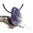 Cordierit (Iolith) Trommelstein / Scheibenstein gebohrt - ca. 2,1 cm x 1,9 cm x 1,4 cm