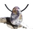 Cordierit (Iolith) Trommelstein / Scheibenstein gebohrt - ca. 2,1 cm x 1,9 cm x 1,4 cm