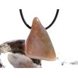 Hydrogrossular (Granat) XL Trommelstein / Schmuckstein gebohrt - Sonderqualität - ca. 3,5 cm x 2,6 cm x 1,8 cm