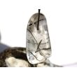 Turmalinquarz XXXL Schmuckstein gebohrt - AA-Sonderqualität - Handarbeit - ca. 5,1 cm x 3,2 cm x 2,4 cm