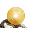 Calcit orange (Orangencalcit) Donut 40 mm (6 mm stark) - AA-Sonderqualität -