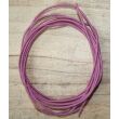 Ziegenlederband rosa (fein-weich), ca. 1,4 mm Durchm., ca. 1 m lang