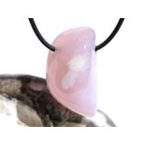 Chalcedon rosa (Rosenchalcedon) XL Trommelstein /...