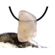 Chalcedon rosa (Rosenchalcedon) Trommelstein gebohrt - Sonderqualität - Rarität - ca. 3,3 cm x 2,1 cm x 1,8 cm