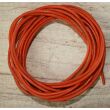 Ziegenlederband orange (fein-weich), ca. 1,4 mm Durchm., ca. 1 m lang