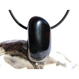 Rauchquarz dunkel Morion Trommelstein / Schmuckstein...