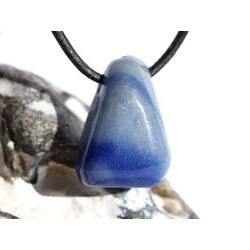 Blauquarz mit Strukur Schmucksteine gebohrt - Sonderqualit�t - Handarbeit - ca. 2,4 - 3 cm / ca. 8-14 g/St