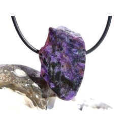 Charoit Schmuckstein / Scheibenstein gebohrt - Sonderqualit�t - Rarit�t - Handarbeit - ca. 3,3 cm x 2,1 cm x 0,7 cm
