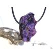 Charoit Schmuckstein / Scheibenstein gebohrt - Sonderqualität - Rarität - Handarbeit - ca. 3,3 cm x 2,1 cm x 0,7 cm