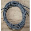Ziegenlederband grau (fein-weich), ca. 1,4 mm Durchm., ca. 1 m lang