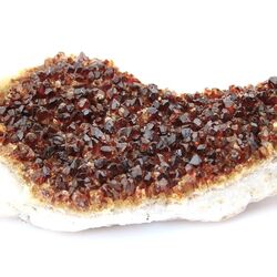 Citrin (gebr.) Kristallstufe - ca. 18,5 cm x 6,8 cm x 3,5 cm