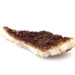 Citrin (gebr.) Kristallstufe - ca. 18,5 cm x 6,8 cm x 3,5 cm