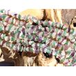 Amethyst-Bergkristall-Aventurin-Rosenquarz Splitterkette / Splitterhalskette - Sonderqualität - ca. 88 - 90 cm