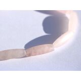Rosenquarz Armband Navetten geschliffen - ca. 19 cm - Sonderqualität -