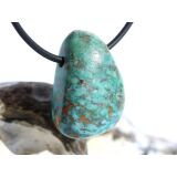 Chrysokoll Trommelstein gebohrt - Sonderqualität -...