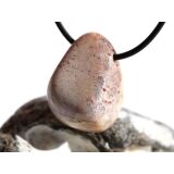 Versteinerte Koralle Trommelstein gebohrt - Sonderqualität - ca. 3 cm x 2,2 cm x 1,6 cm