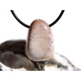 Versteinerte Koralle Trommelstein gebohrt - Sonderqualität - ca. 3 cm x 2,2 cm x 1,6 cm