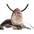 Versteinerte Koralle Trommelstein gebohrt - Sonderqualität - ca. 3 cm x 2,2 cm x 1,6 cm