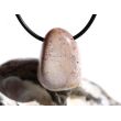 Versteinerte Koralle Trommelstein gebohrt - Sonderqualität - ca. 3 cm x 2,2 cm x 1,6 cm