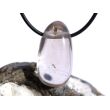 Rauchquarz hell Trommelstein gebohrt - Sonderqualität - ca. 3,2 cm x 1,8 cm x 1,7 cm