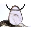 Rauchquarz hell XXL Trommelstein / Scheibenstein gebohrt - Sonderqualität - ca. 3,9 cm x 2,9 cm x 1,2 cm