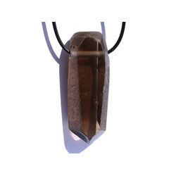 Rauchquarz dunkel Dow XXXL Kristallstab / Rohstein mit Spitze gebohrt, geschliff. - Handarbeit - AA-Sonderqualitt - ca. 5,7 cm x 2,1 cm x 1,6 cm