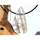 Bergkristall Phantomquarz mit Chlorit XXL Schmuckstein /...