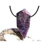 Charoit XXL Schmuckstein / Scheibenstein gebohrt - sch�ne...