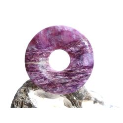 Charoit Donut Edelstein - Sonderqalit�t - Rarit�t - 40 mm (6 mm stark)