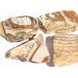 Landschaftsjaspis Wassersteine-Sonderqualität / Rohsteine extra angetrommelt - ca. 50 g