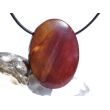 Mookait XXL Schmuckstein Cabochon / Scheibenstein gebohrt - Sonderqualität - ca. 4,1 cm x 3 cm x 1,1 cm