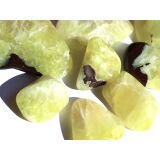 Prehnit gelb XL Trommelsteine - Sonderqualität- ca....