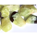 Prehnit gelb XL Trommelsteine - Sonderqualität- ca. 3,6 - 4 cm / ca. 18-22 g/St  (GKS)