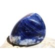 Sodalith Trommelstein "Silberschimmer" - Sonderqualität - Rarität - ca. 2,8 cm x 2,3 cm x 2,2 cm (Fairer Handel/GKS)
