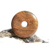 Landschaftsjaspis Donut 25 mm (3,5 mm stark)