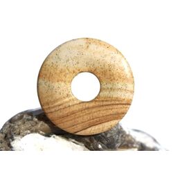 Landschaftsjaspis Donut 30 mm (5 mm stark)