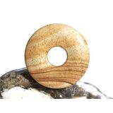 Landschaftsjaspis Donut 30 mm (5 mm stark)