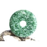 Prasem "Afrikanische Jade" Donut 40 mm (5,3 mm...