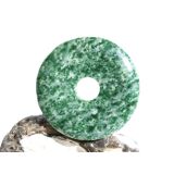 Prasem "Afrikanische Jade" Donut 40 mm (5,3 mm...