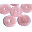 Rosenquarz Donut Edelstein 40 mm (7,5-9 mm stark) - AA-Sonderqualität -