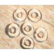 Bergkristalll Donut Edelstein 15 mm (3 - 4 mm stark) - Sonderqualität -