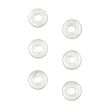 Bergkristalll Donut Edelstein 15 mm (3 - 4 mm stark) - Sonderqualität -
