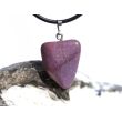 Stichtit Trommelstein Anhänger Öse - ca. 3,1 cm x 1,8 cm x 1 cm - Sonderpreis wg. Makel -