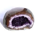 Amethyst Geode / Ladegeode dunkel (Uruquai) Handarbeit...