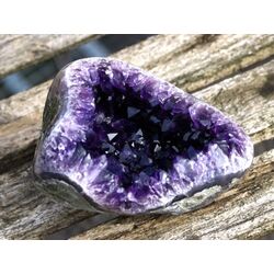 Amethyst Geode / -Schale / Ladegeode dunkel (Uruquai) Handarbeit geschliffen/poliert - AAA-Sonderqualitt - ca. 14 cm x 10 cm x 10 cm